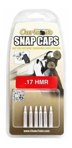 Carlsons Choke Tubes 00048 Snap Cap Spring Loaded Striking 17HMR 6 Pack view 3