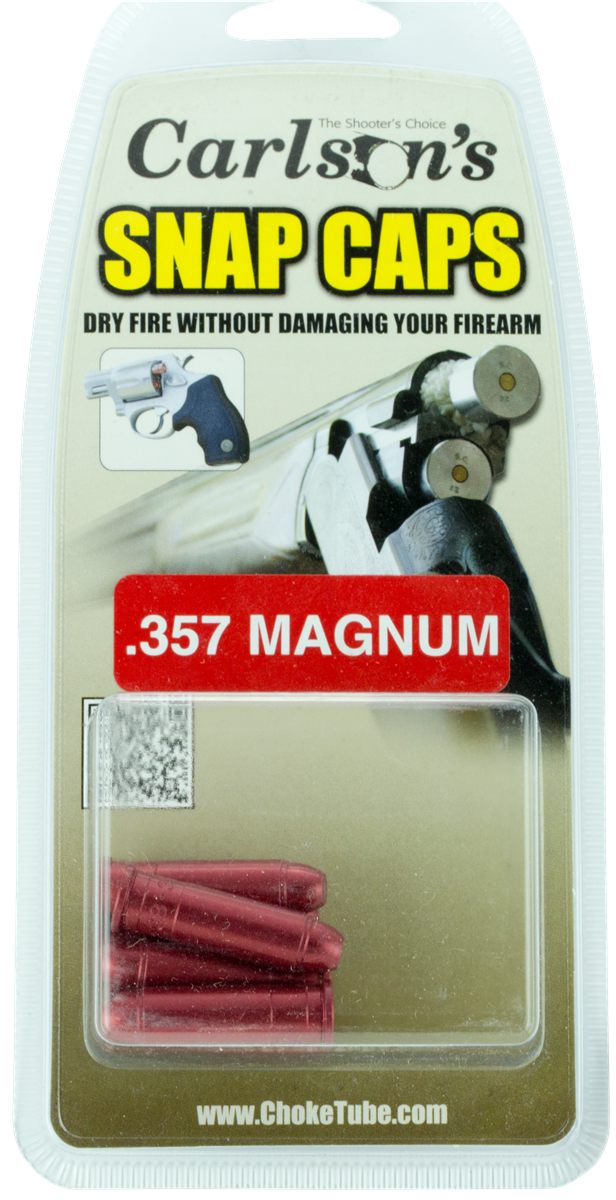 Carlsons Choke Tubes 00059 Snap Cap Pistol 357 Mag 6 Pack