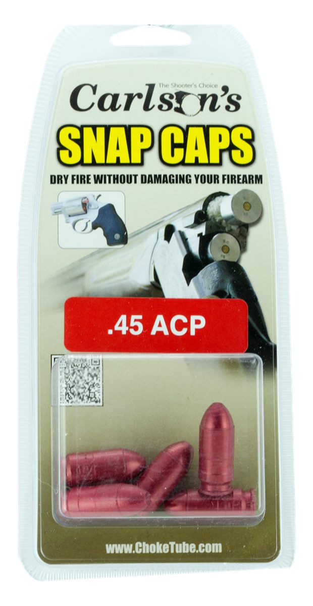 Carlson's Choke Tubes 00062 Snap Cap Pistol 45ACP 5 Pack