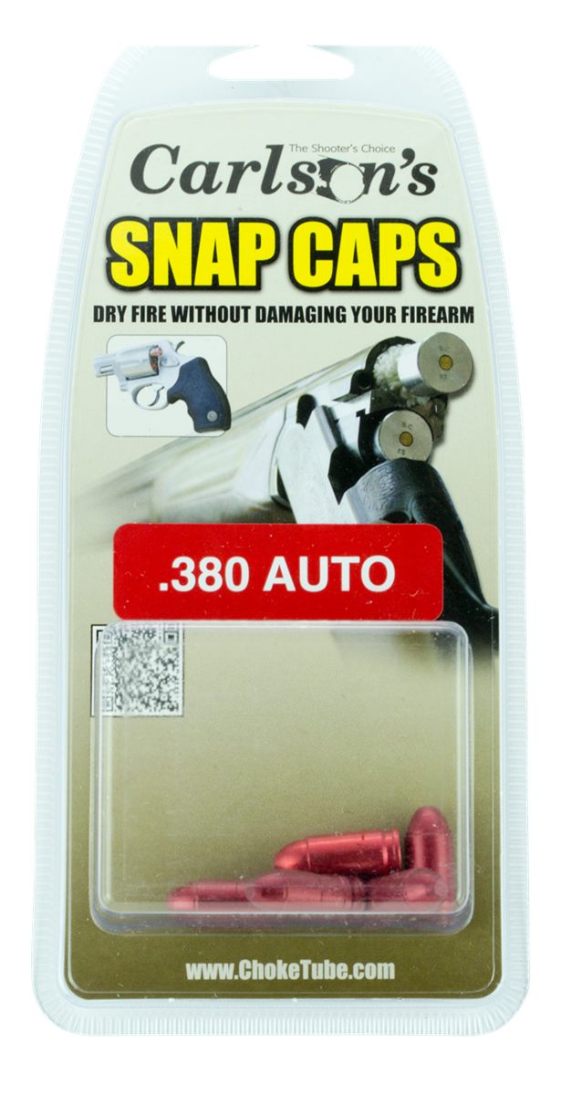 Carlsons Choke Tubes 00063 Snap Cap Pistol 380ACP 5 Pack