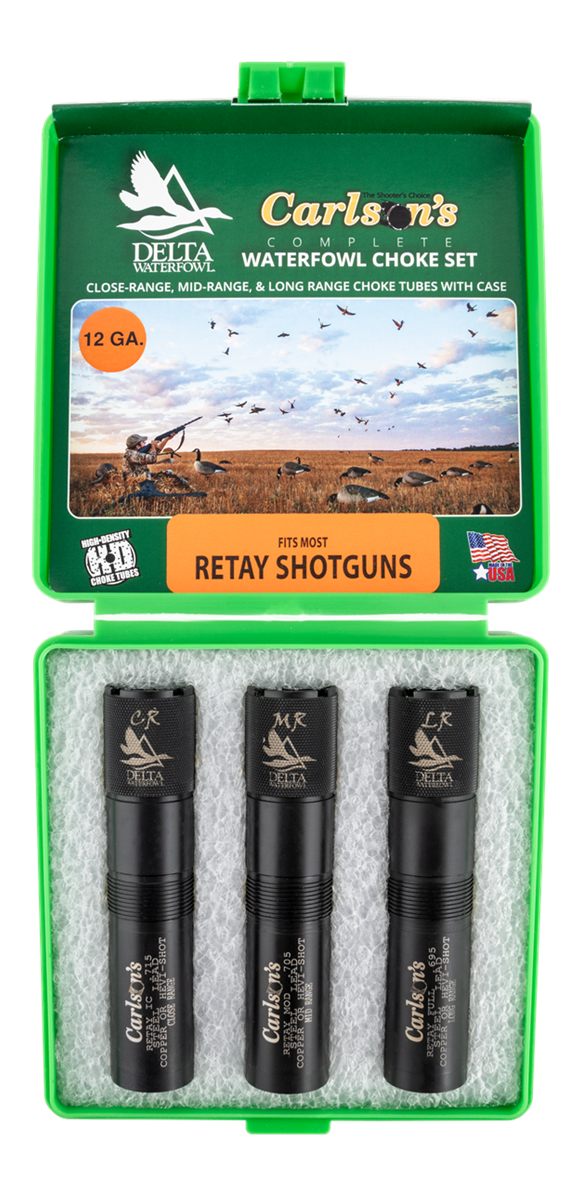 Carlsons Choke Tubes 07779 Delta Waterfowl Retay 12 Gauge Mid/Long/Close Ra