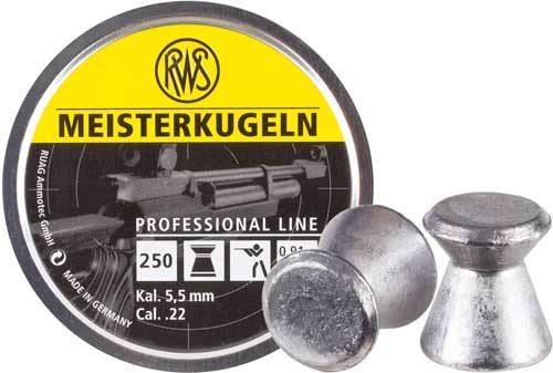 Umarex Usa RWS Pellets 22 Meisterkugeln 14 Grains PRO-Line 250-Pack view 2