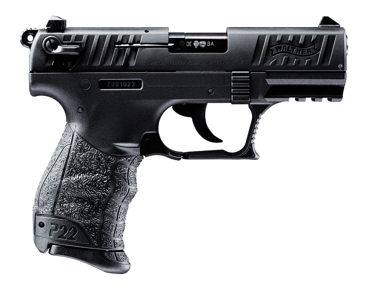 Walther Arms 5120333 P22 CA Compliant 22 LR 10+1 3.42in Matte Black Tenifer