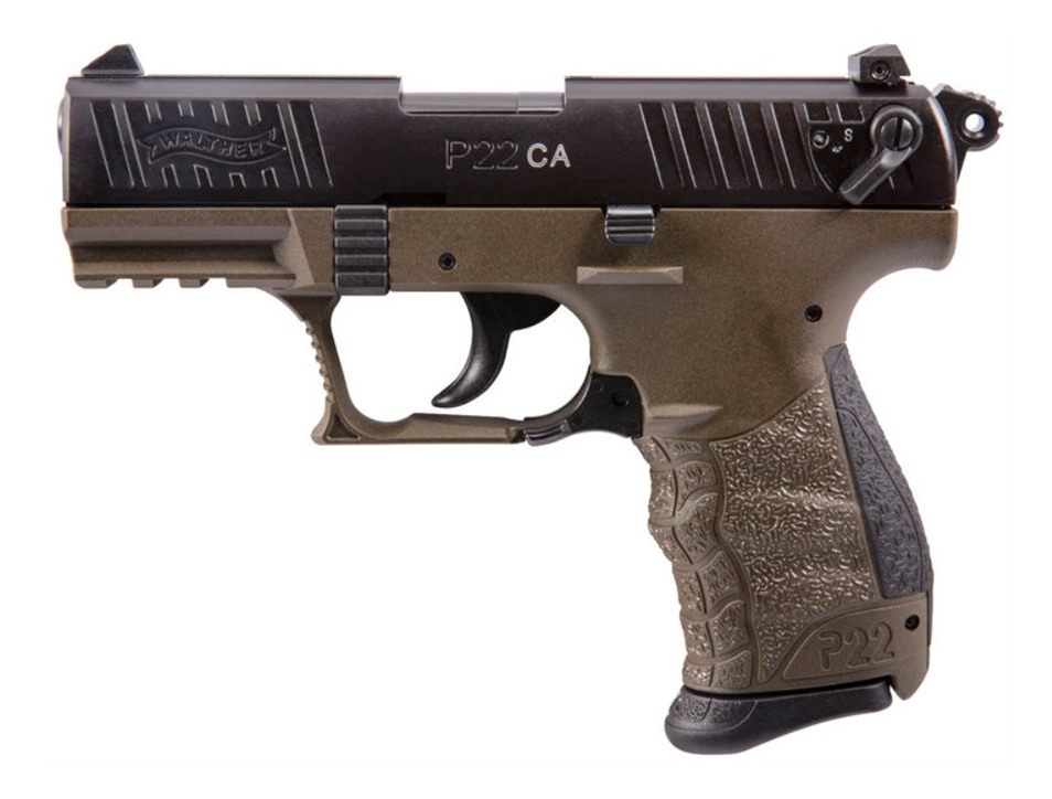 Walther Arms 5120338 P22 Military CA Compliant 22 LR 10+1 3.42in Matte Blac view 2