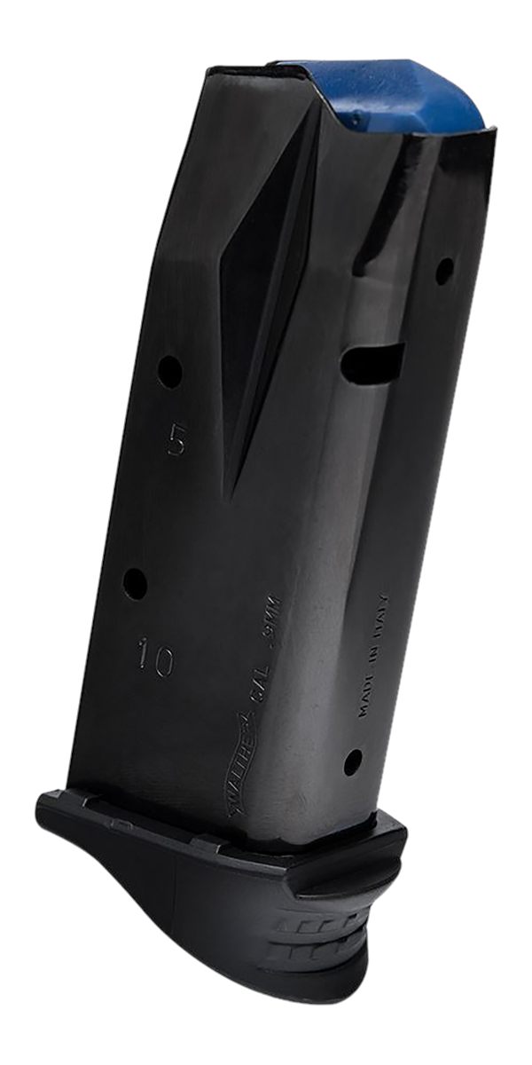 Walther Arms 2796490 P99 Compact 10rd Detachable w/Finger Rest 9mm Luger Bl