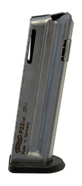 Walther Arms P22 Magazine .22 LR Stainless Steel 10/rd view 2