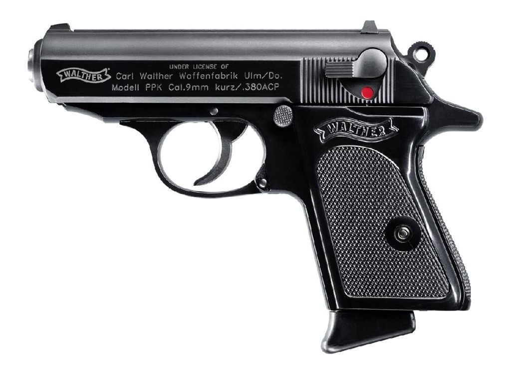 Walther Arms PPK .380ACP 3.3inBARREL Black 6RD 2 Magazines Fixed Sights Man