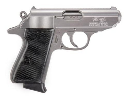 Walther Arms PPK/s Handgun .380 ACP 7rd Magazine 3.3in Barrel Stainless wit view 2