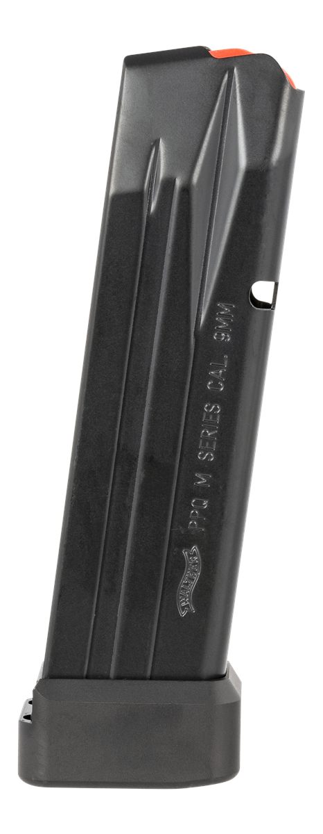 Walther Arms 2830400 PPQ 15rd/17rd 9mm Luger Fits M2/SF Pro Black Steel
