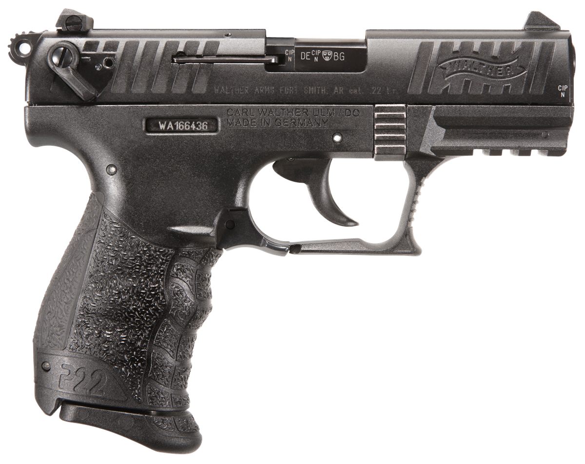 Walther Arms 5120700 P22 Q 22 LR Caliber with 3.42in Threaded Barrel, 10+1