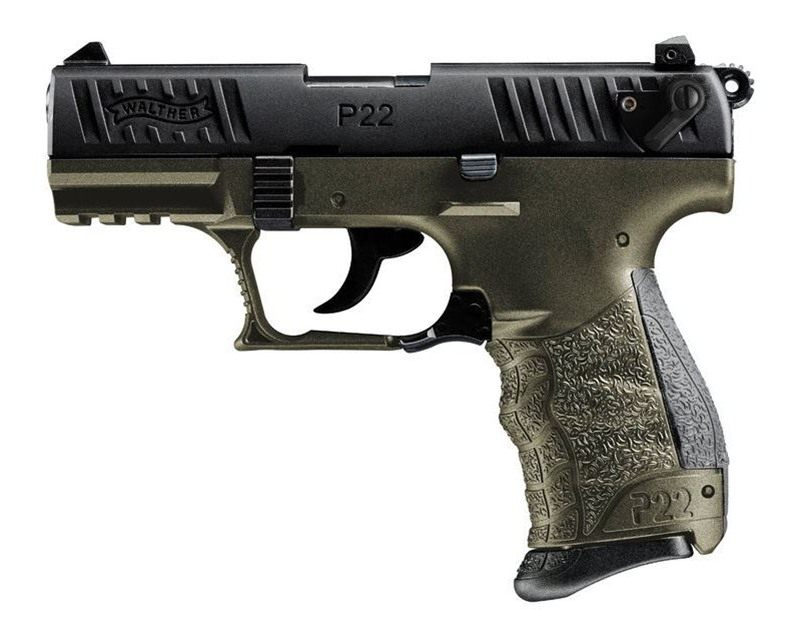 Walther Arms 5120715 P22 Q Military 22 LR 10+1 3.42in Steel/Threaded Barrel view 2