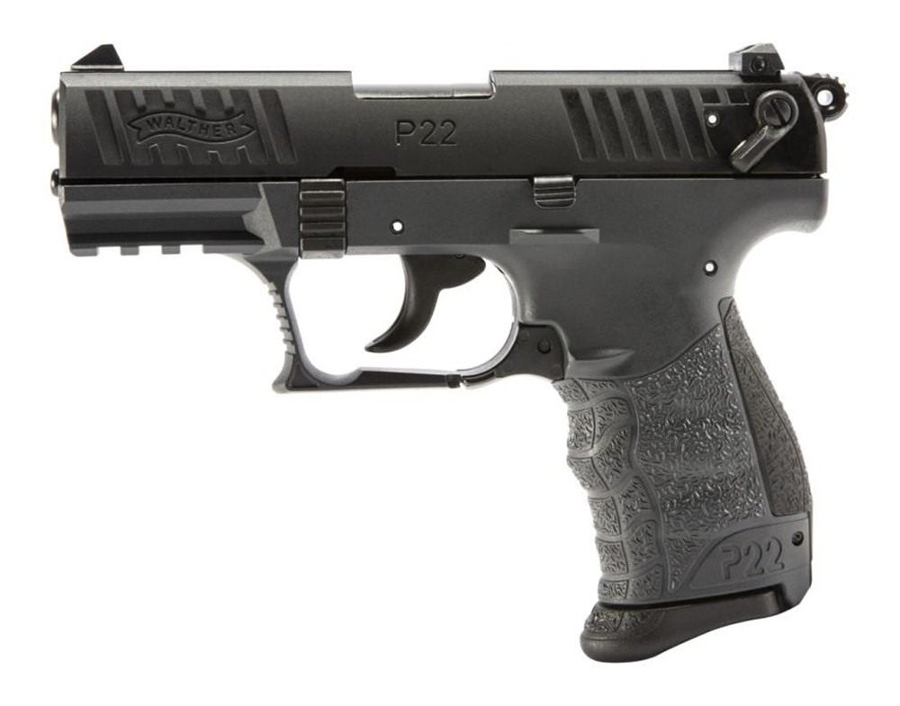 Walther Arms P22Q Handgun .22 LR 10/rd Magazines (2) 3.42in Barrel Tungsten