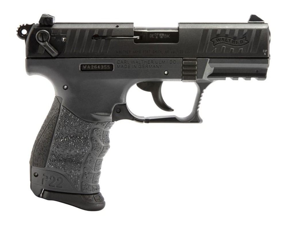 Walther Arms P22Q Handgun .22 LR 10/rd Magazines (2) 3.42in Barrel Tungsten view 2