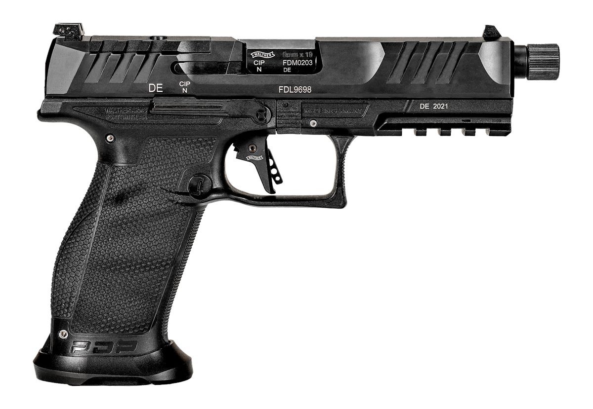 Walther Arms 2842521 PDP Pro SD 9mm Luger 18+1 5.10in Threaded Barrel, Blac