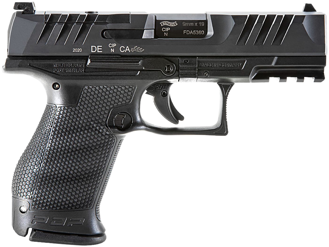 Walther Arms 2851229 PDP Compact Optic Ready 9mm Luger 4in 15+1 Black Steel view 2