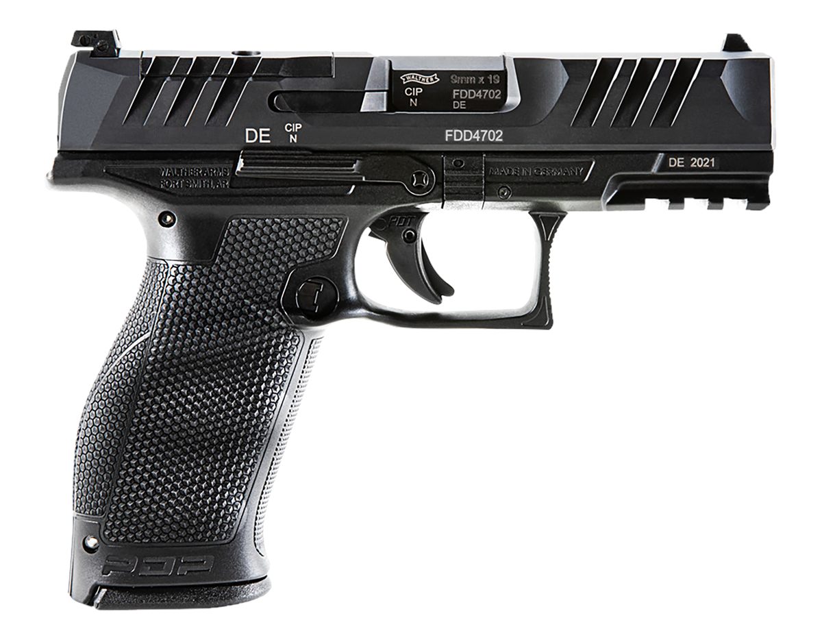 Walther Arms 2851237 PDP Optic Ready 9mm Luger 4in Barrel 18+1, Polymer Wit