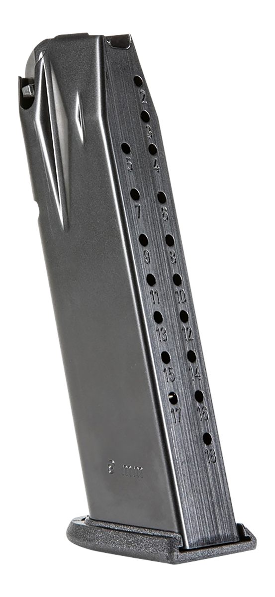Walther Arms Magazine PDP Full-Size 9MM Luger 18RD Blued Steel