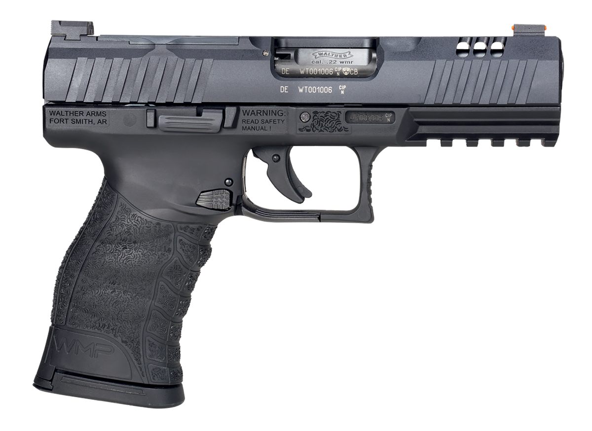 Walther Arms 5220302 WMP Optic Ready 22 WMR 10+1 4.50in Stainless Steel Bar view 2