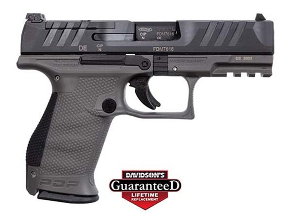 Walther Arms 2858436 PDP Compact 9mm Luger 15+1 4in Black Steel Barrel, Opt view 3