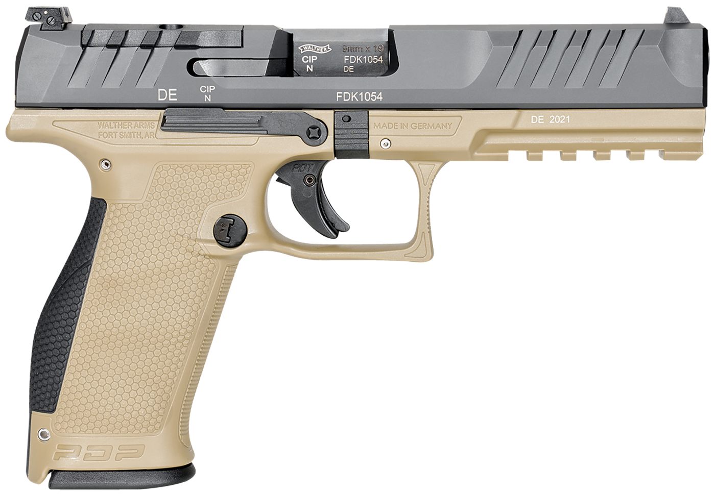 Walther Arms 2858410 PDP Optic Ready 9mm Luger 5in 18+1 Black Steel Slide P