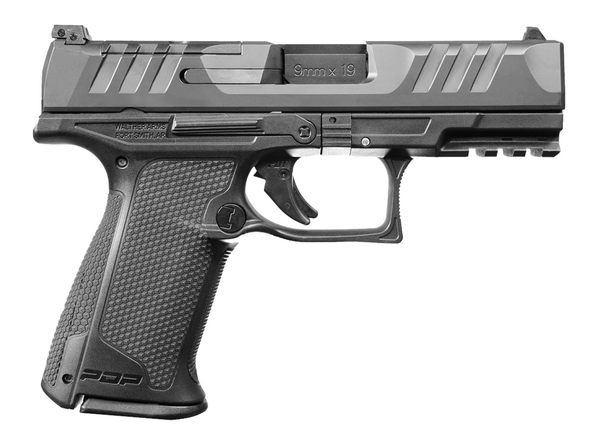 Walther Arms 2871831 PDP F-Series 9mm Luger 10+1 4in Black Steel Barrel, Op view 2