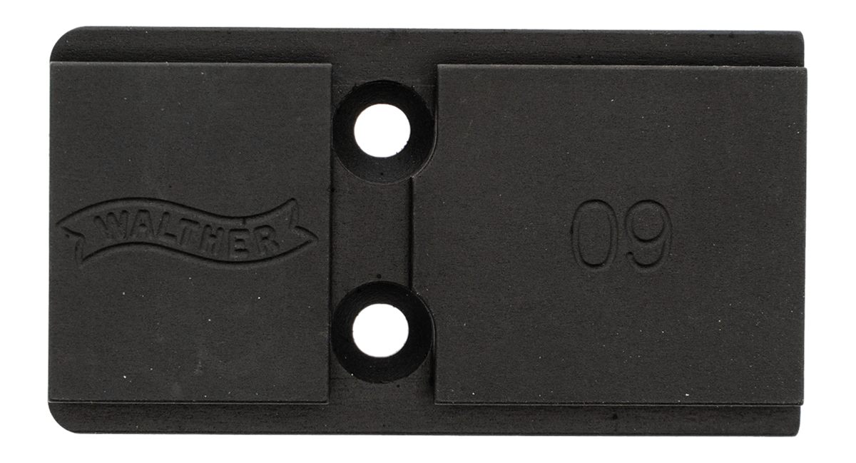 Walther Arms 5136208 Optic Plate Black Steel Fits PDP 2.0