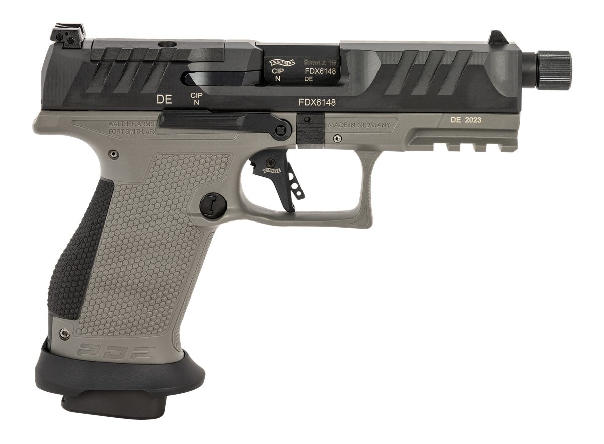 Walther Arms PDP Compact Handgun 9mm Luger 18rd Magazines (3) 4.6in Barrel