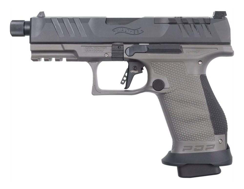 Walther Arms PDP Compact Handgun 9mm Luger 18rd Magazines (3) 4.6in Barrel view 2