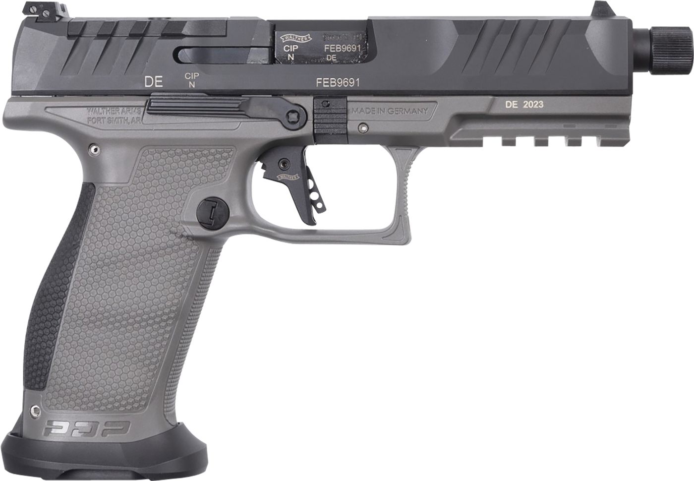 Walther Arms 2877503 PDP Pro SD 9mm Luger 18+1 5.10in Threaded Barrel, Blac