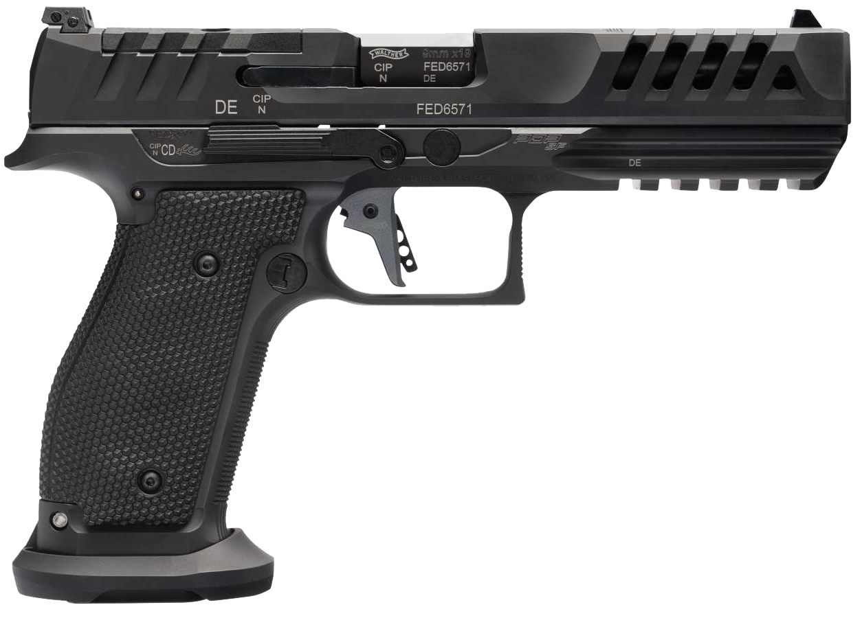 Walther PDP Match Steel 9MM 5in10RD 3 Mags Dynamic Perf. Trigger Optic Read