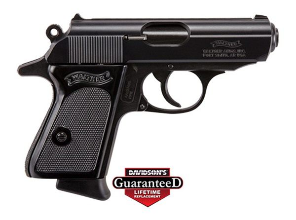 Walther Arms PPK Handgun .32 ACP 6rd Magazine 3.3in Barrel Black
