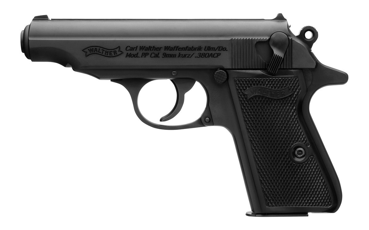 Walther PP Black Handgun .32 Auto 8rd Magazines(2) 3.9in Barrel