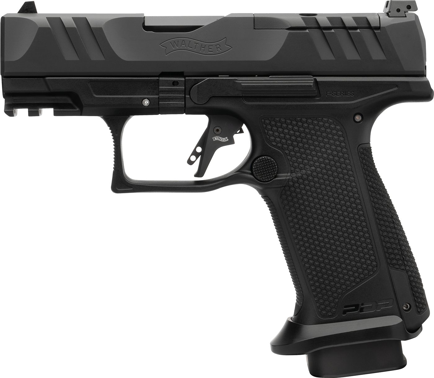 Walther Arms 4796042 PDP F-Series Pro 9mm Luger 18+1 3.50in Black Steel Bar