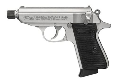Walther Arms PPK SD/S Stainless Handgun .32 Auto 7rd Magazines(2) 3.3in Bar view 2