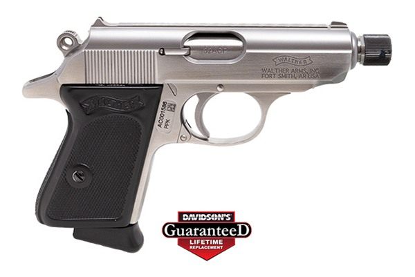Walther PPK SD Handgun .32 Auto 7rd Magazines(2) 3.3in 1/2x28 Threaded Barr view 2