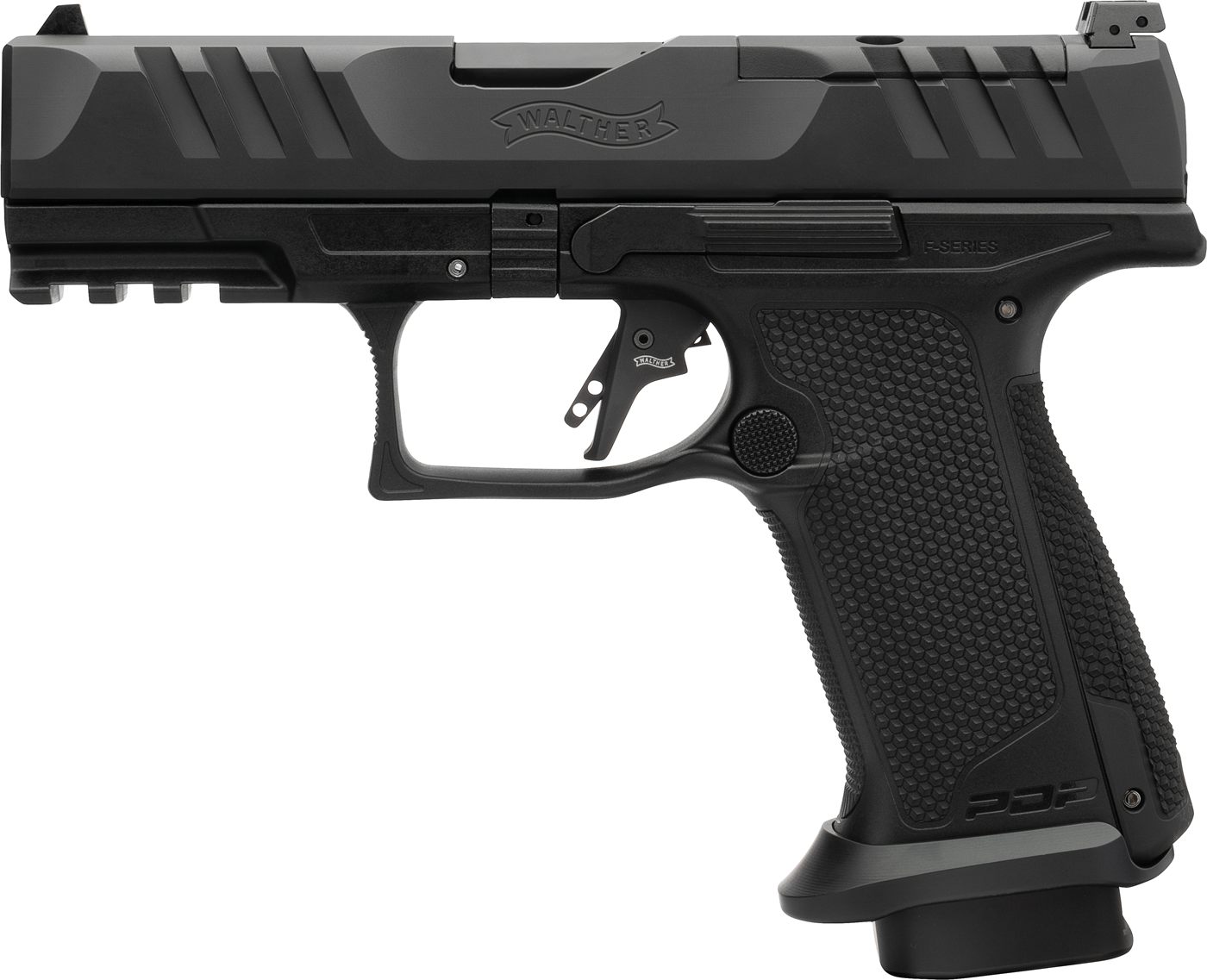Walther Arms 4796065 PDP F-Series Pro 9mm Luger 10+1 4in Black Steel Barrel