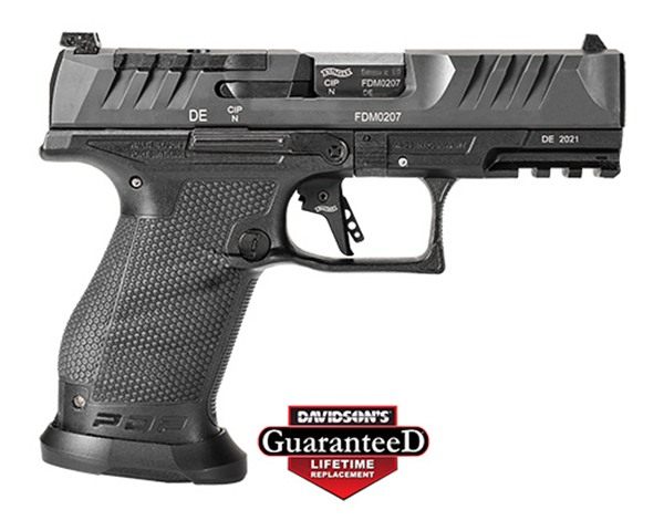 Walther Arms 4796065 PDP F-Series Pro 9mm Luger 10+1 4in Black Steel Barrel view 4