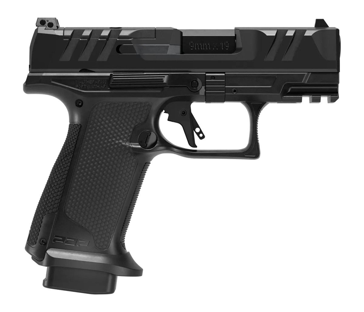 Walther PDP F-Series Pro-E Handgun 9mm Luger 18rd Magazine 3.5in Barrel Bla view 2