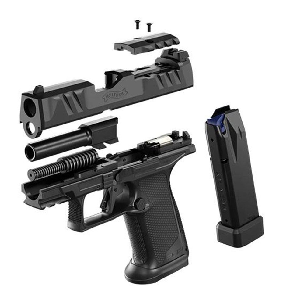 Walther PDP F-Series Pro-E Handgun 9mm Luger 18rd Magazine 3.5in Barrel Bla view 3