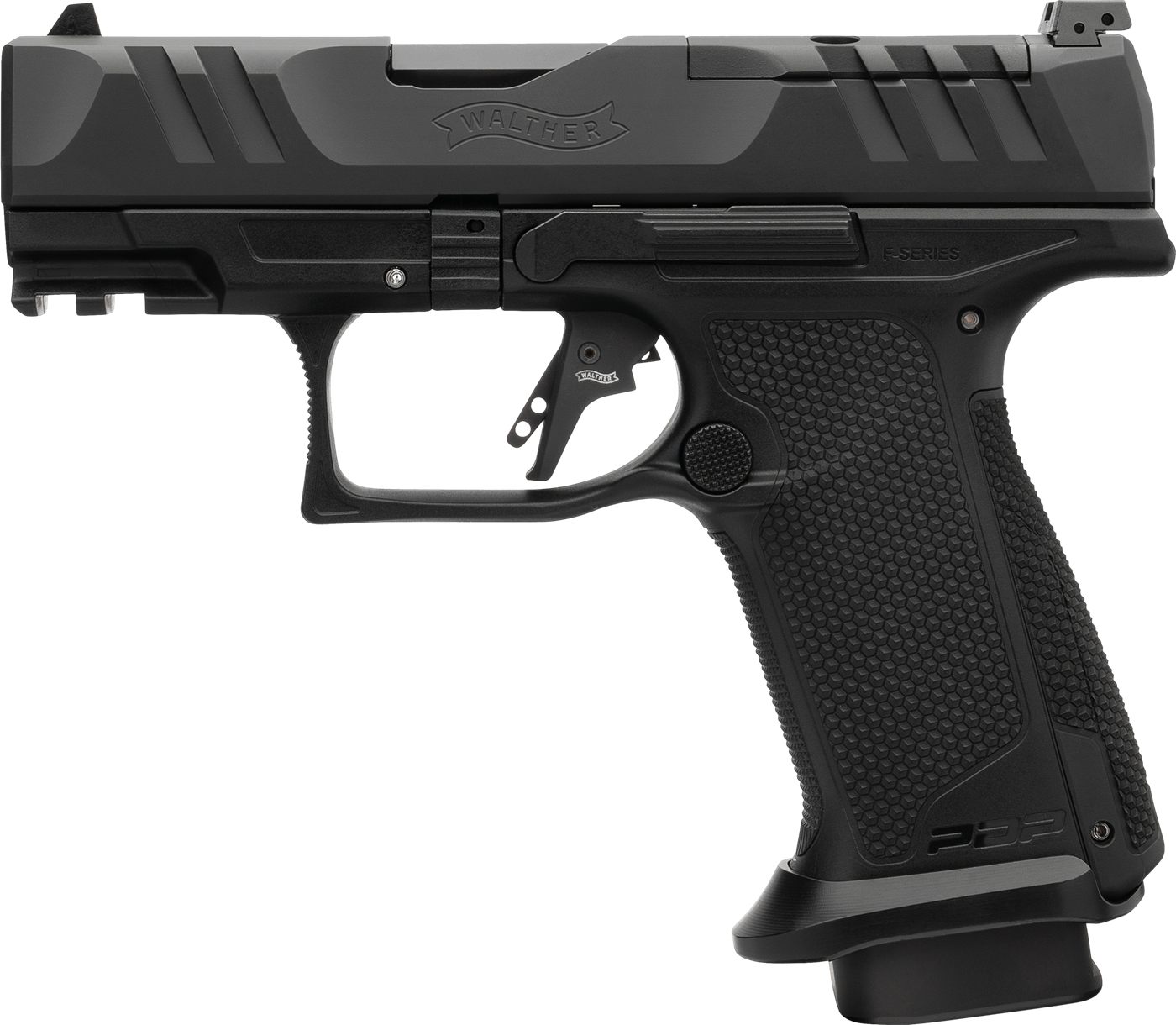 Walther Arms 4797054 PDP F-Series Pro E 9mm Luger 10+1 3.50in Black Steel B