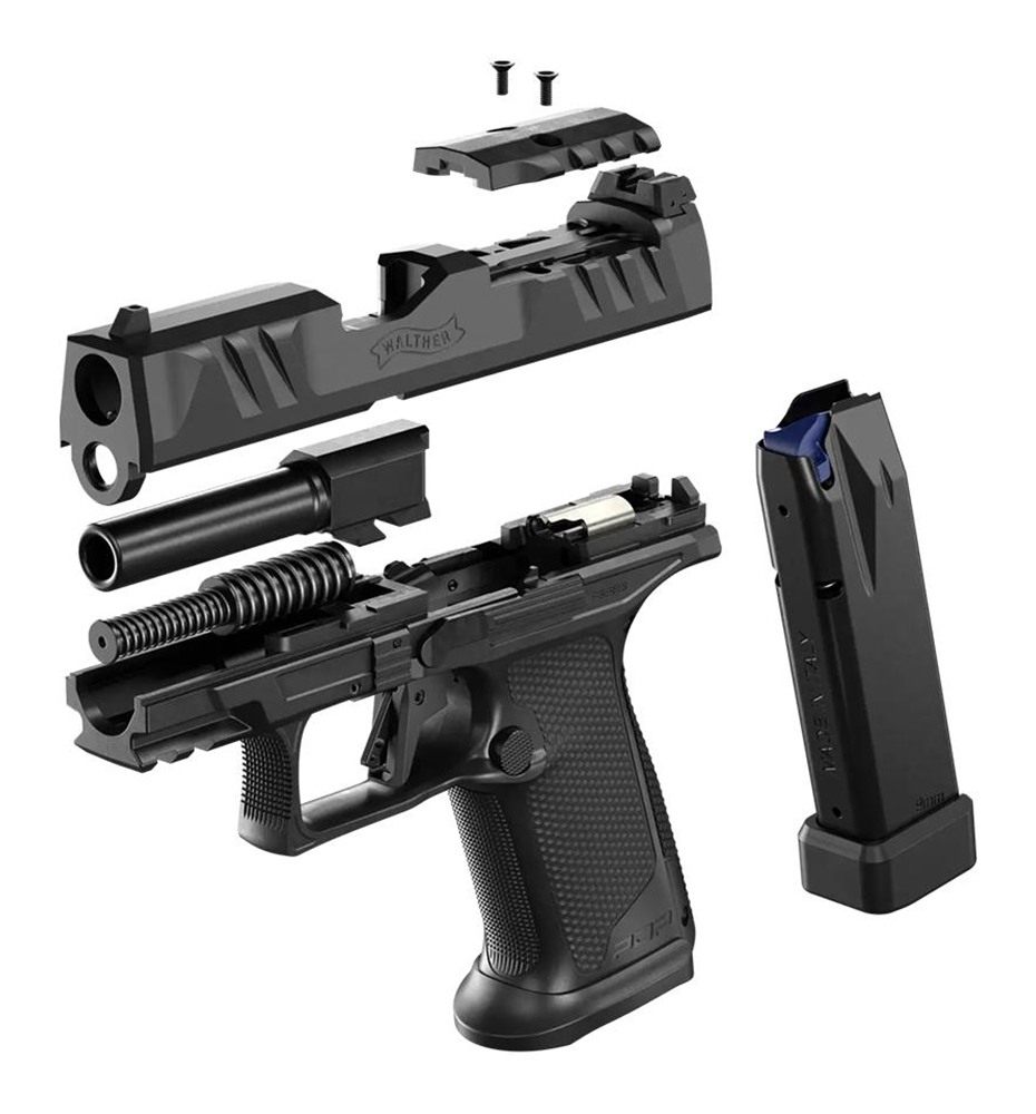 Walther Arms 4797054 PDP F-Series Pro E 9mm Luger 10+1 3.50in Black Steel B view 3