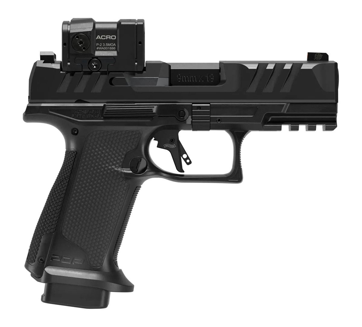 Walther PDP F-Series PRO Acro Handgun 9mm Luger 18rd Magazine (3) 4in Barre view 2