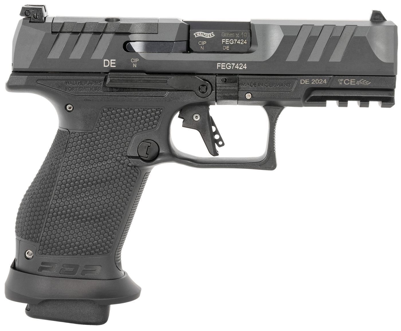 Walther Arms PDP Pro-E Compact Handgun 9mm Luger 18rd Magazines (3) 4in Bar