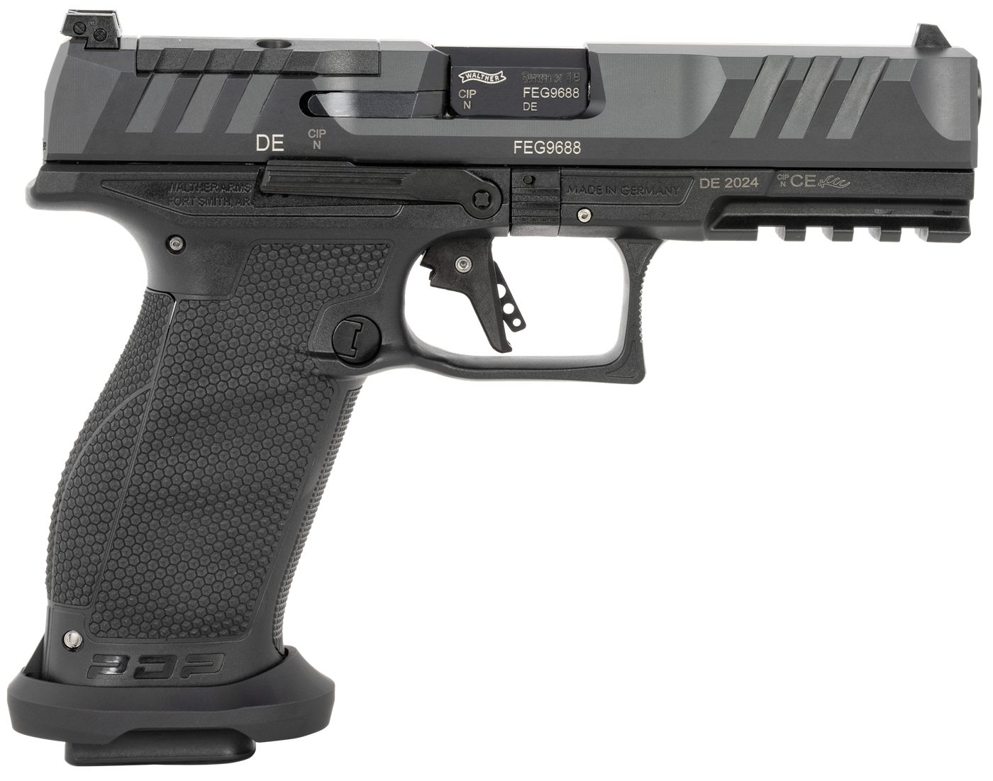 Walther PDP Pro-E Full Size Handgun 9mm Luger 20rd Magazines (3) 4.5in Blac