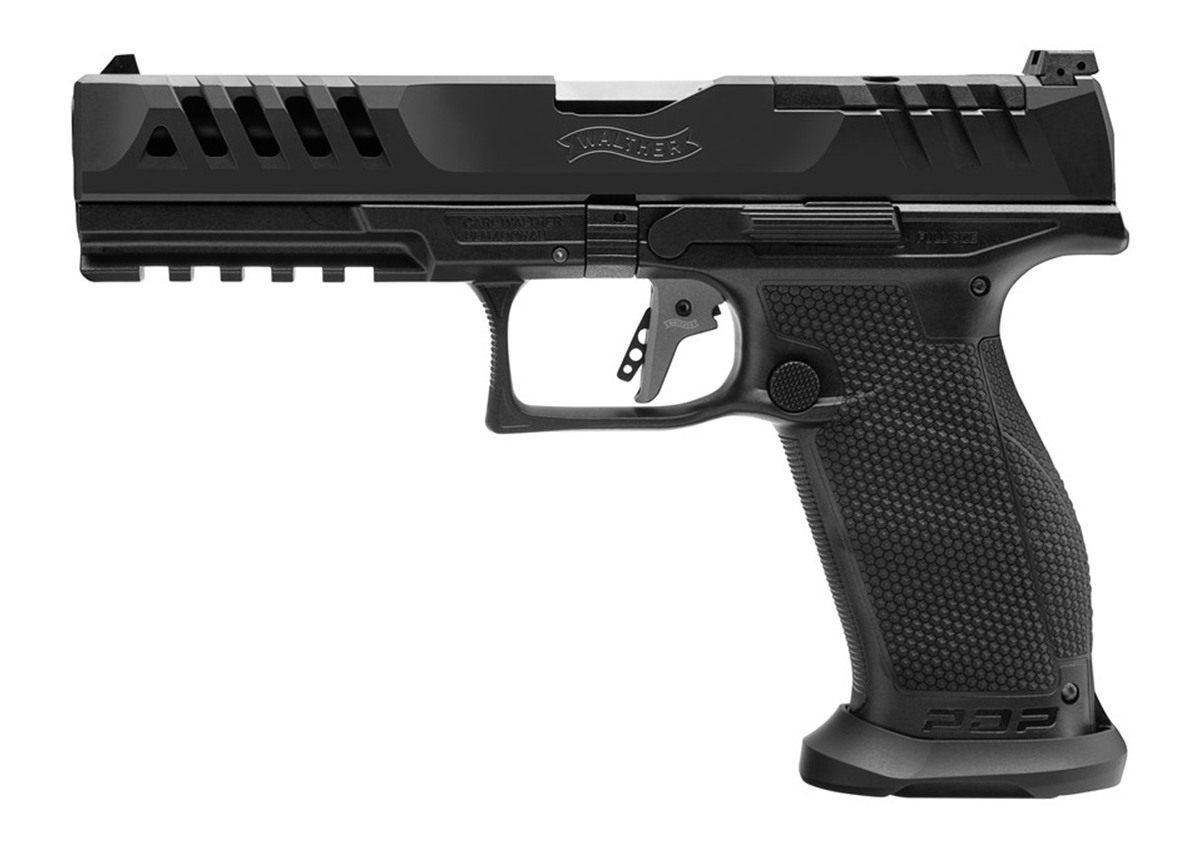 Walther Arms PDP Match Polymer 9MM 5in 10RD 3 Mags Dynamic Perf. Trigger Op view 2