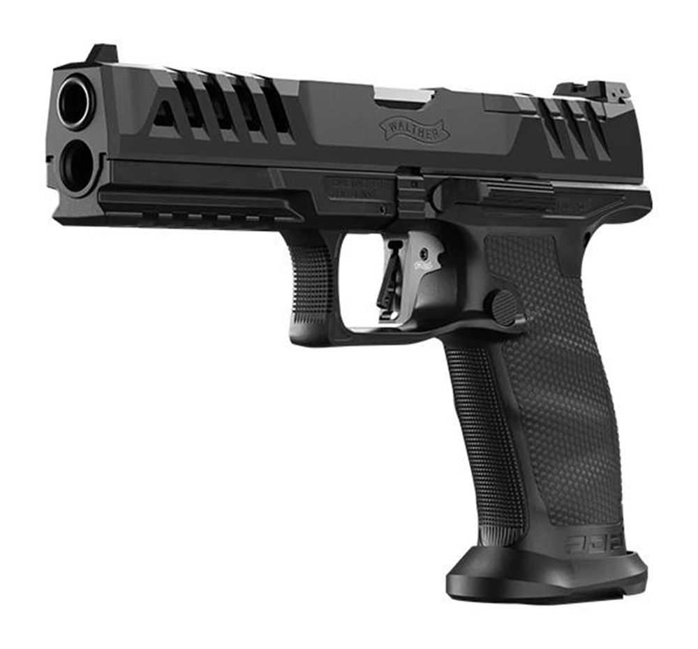 Walther Arms PDP Match Polymer 9MM 5in 10RD 3 Mags Dynamic Perf. Trigger Op view 4