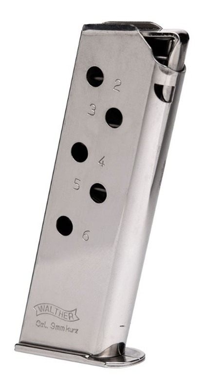 Walther Arms MAG PPK/S 32ACP 8RD Flush Nickel