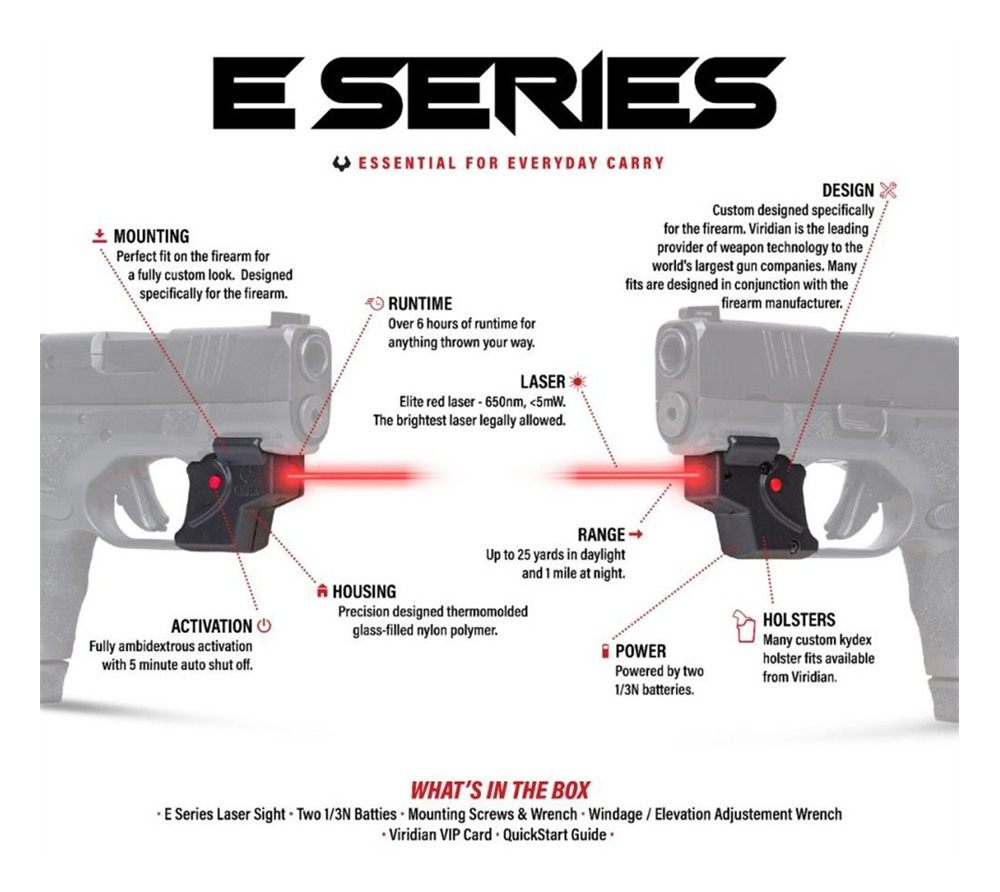 Viridian Weapon Technologies 9120098 Red Laser Sight for Walther P22 E-Seri view 2