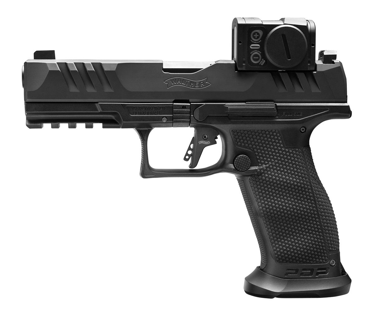 Walther Arms 2880091PRO PDP Pro Acro Full Size 9mm Luger 10+1 4.50in Black