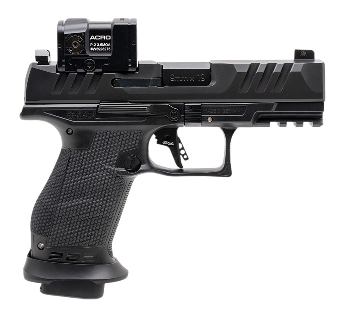 Walther Arms PDP Compact Professional Acro 9MM Pistol 4in Black 18RD Mags